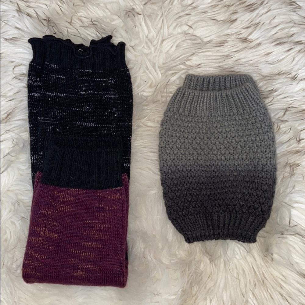 boot cuffs/leg warmers